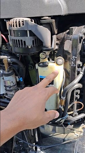 Mercury Optimax oil line replacement