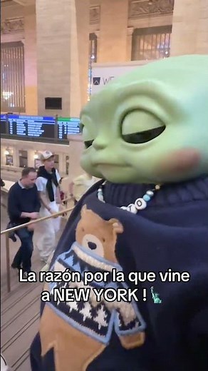 Estación gran central ! 😱😱❤️❤️ #humor #babyyoda #yoda #comedia #memes