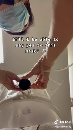 Watch me say YES to this mask. ✨💍 - N95 mask fitting this morning 😷 #n95 #mask #sayyestothedress #healthcare #staysafe #pfizervaccine #fyp #foryou