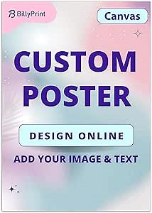 Custom Poster Prints - Personalized Photo to Poster Printing - Make Your Own Poster, Waterproof Canvas, Wall Art Prints - 8.5x11in