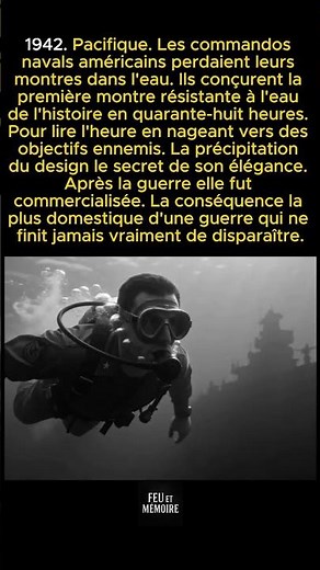 La première montre résistante à l'eau de l'histoire fut inventée pour que les commandos lisent