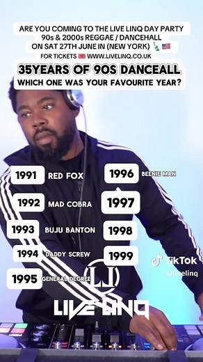 35 Years of 90s Dancehall: Your Favorite Year?