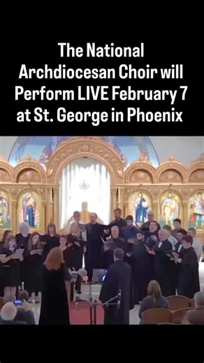 St. George Antiochian Orthodox Church on Instagram: "Join us for a special concert presented by the Antiochian Archdiocese Choir. Following Great Vespers on Saturday, the National Archdiocesan Choir will offer a concert featuring sacred chant and choral selections. This program highlights the beauty of Orthodox hymnography and the rich musical tradition of the Church. All are invited to attend and to bring family and friends to share in this important presentation of our Orthodox faith. Date: Sa