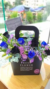 Natural Peservative Black & blue roses Arrangement. You can gift your loved one with this kind of preserved fresh roses flower that will last for years and will remind them of you gift.🎁 #flourisheventplanning #uniquegifts #freshflower #surprisegift #roses #luxuriousgifts #reelschallenge #vairalvideo #trendingreel #reelschallenge #reelsviralfb #bluerose #blackrose | Flourish - Event Planning & Decor