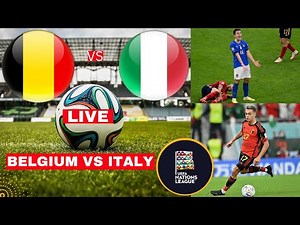 Belgium vs Italy 0-1 Live Nations League Football Match Score Commentary Highlights Vivo Direct