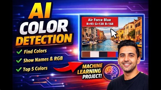 Color Detection System with Computer Vision ML | Sayed Mohammed posted on the topic | LinkedIn