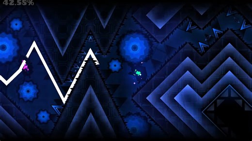 【转载】[ILL #177] "Azure Flare" (2025 Version) by Aeden | Showcase GeometryDash几何冲刺