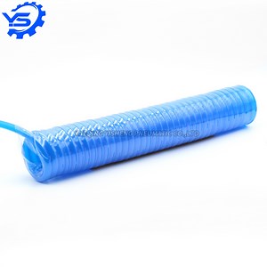 [Hot Item] 6meter 9meter 12meter 15meter Polyurethane Coiled Tubing Medical PU Spiral Tube Stretchable Pipe Pneumatic PU Coiled Air Hose