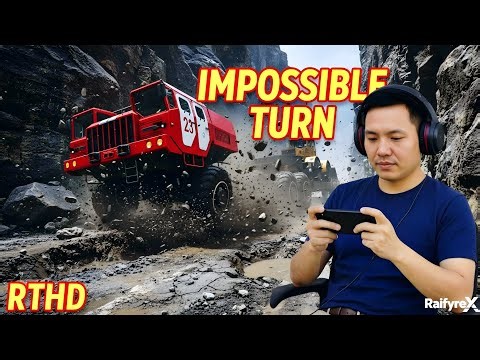 RTHD Impossible Turn! Can This Truck Survive? 😱🚛 #rthd #raifyrex
