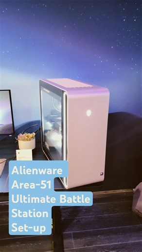 Alienware Area-51 Ultimate Battle Station Setup #iwork4dell #delltechworld