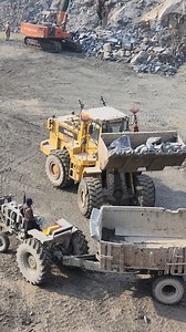 69K views · 489 reactions | Caterpillar 966E Wheel Loader Heavy Rock...