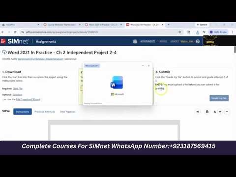 Word 2021 In Practice Ch 2 Independent Project 2 4 | Word 2021 In Practice Ch 2 Independent