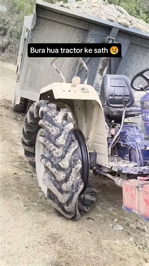 Bhai ke tractor ka tyre hi pichak gaya ☠️ #guruveer #shortvideo #nishudaswal #shortsfeed #ytshorts
