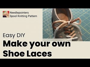 How to make Shoe Laces by Spool Knitting