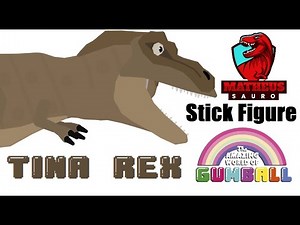 Pivot Tina Rex from The Amazing World of Gumball Stick Figure By Me #pivotanimator #stickfigures