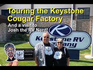 Keystone Factory Tour and a Visit with Josh the RV Nerd!