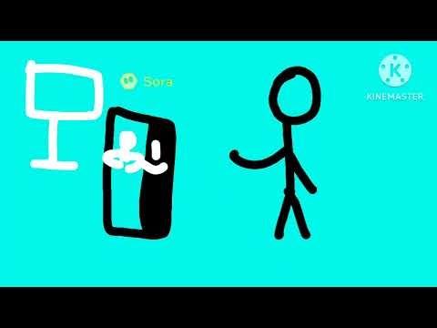 A Stickman With a ps5 fake edition