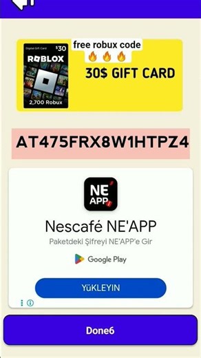 free robux code gift card #freerobux#robux#roblox#rblx#giftcard