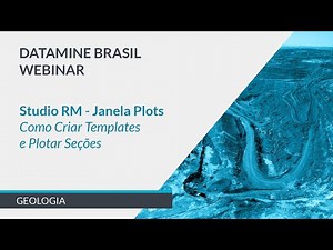 Studio RM - Janela Plots: Como Criar Templates e Plotar Seções | Datamine Brasil Webinar