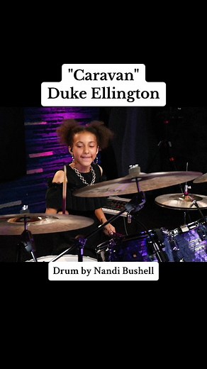 "Caravan" Duke Ellington Drum by Nandi Bushell #drum #drums #drumcover...