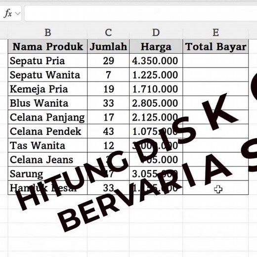 Formula for Calculating Total Payment with Various Discounts in Excel #Shorts
