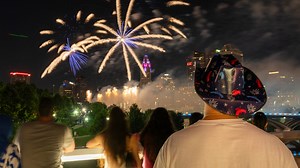 Watch the 2025 Red, White & BOOM! fireworks in downtown Columbus