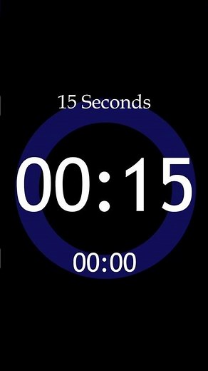15 SECOND TIMER & ALARM #timer