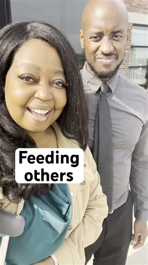 What’d we do to feed them today? 🥪#marriage #youtubecouple #community service