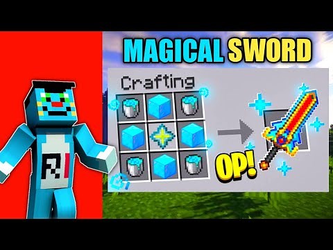 Minecraft | Craft Magical Sword With Oggy And Jack | Minecraft Pe | In Hindi | Rock Indian Gamer |