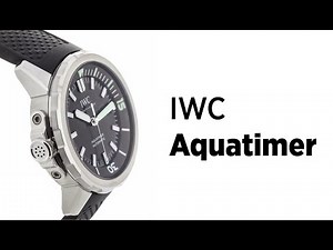 Spinning watches: IWC Aquatimer Automatic 42 Rubber IW329001