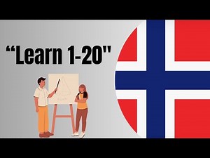 "Learn Norwegian Numbers 1–20 🧠 | Easy Pronunciation & Practice for Beginners"