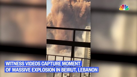 Videos show shocking moment of Beirut, Lebanon, explosion