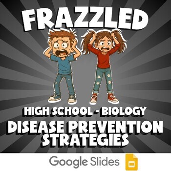 Disease Prevention Strategies FRAZZLED Science Game - No Prep Biology Review
