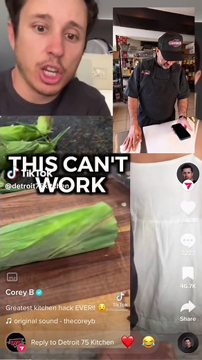 Apparently, you can perfectly cook and shuck an ear of corn using just a microwave? We had to borrow a microwave to try this hack so the results were extra thrilling. #cookinghacks #itscorn