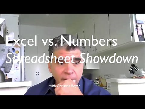 Excel vs. Numbers Spreadsheet Showdown