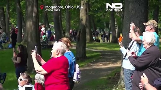 Vídeo. El tributo a los dirigibles Goodyear un siglo después del primer vuelo
