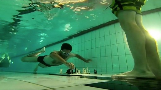 Playing chess underwater is described as "completely bonkers, but first and foremost fun" by one of its champions. | CGTN