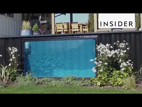 Pools Made From Recycled Shipping Containers