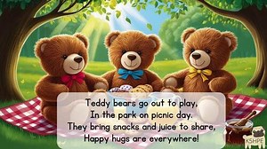 Music: Teddy Bear Picnic Song, Classroom Songs with Lyrics for Sing-along