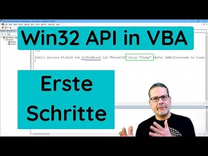 Windows-API in VBA - Erste Schritte