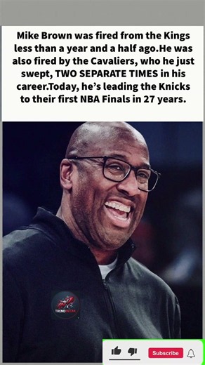 Mike Brown Fired Twice by Cleveland… Now He Sweeps Them to Reach the NBA Finals 😳🏀#nba#mikebrown