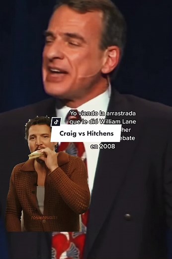 Lo sacó a pasear. El debate lo pueden encontrar en YouTube como “¿Existe Dios? - William Lane Craig vs Christopher Hitchens - debate #filosofia #dios #ateismo #ateos #debate #CapCut