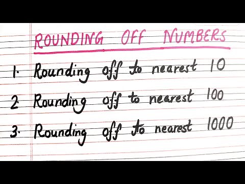 Rounding off numbers| How to round off|Chapter 1 Large numbers-| CLASS 4