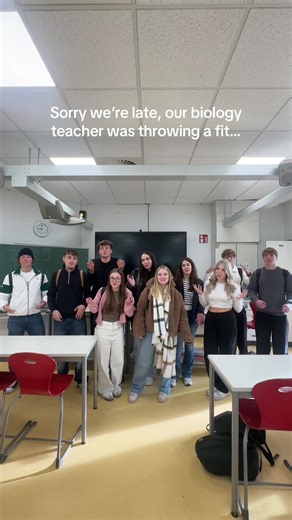 Biology Teacher's Drama: The Late Arrival