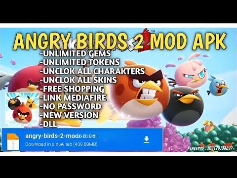 Update! Angry Birds 2 MOD APK 2025 (Unlimited Money & Power, No Password) 100% Working!