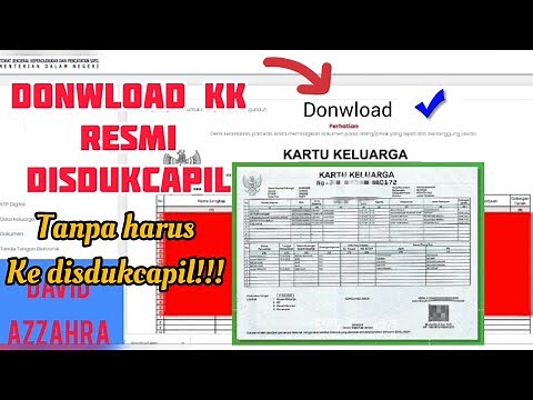 cara download kk online resmi dukcapil