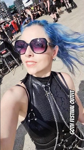 Last weekend at ‪@MeraLunaFestival‬ 🖤 wearing Pairadize.com - use Celene10 for some % off 😎