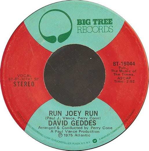David Geddes - Run Joey Run