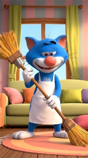 House cleaning magic #ai #cartoon