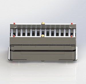 [Hot Item] Automated Mobile Roller Conveyor Agv for Industry Material Handling